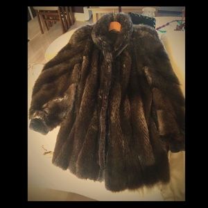 Genuine Beaver Fur Coat